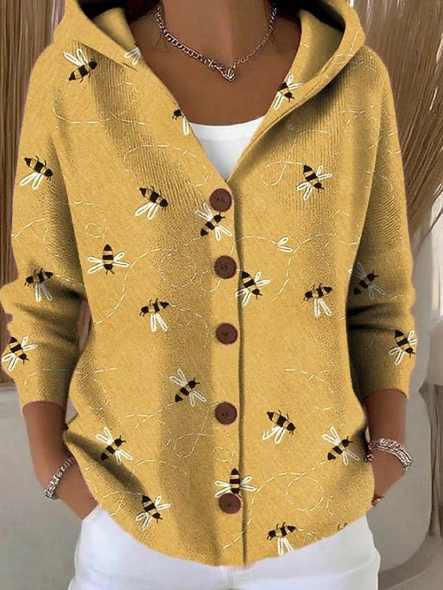 Karen | Varm Lang Cardigan til Kvinder