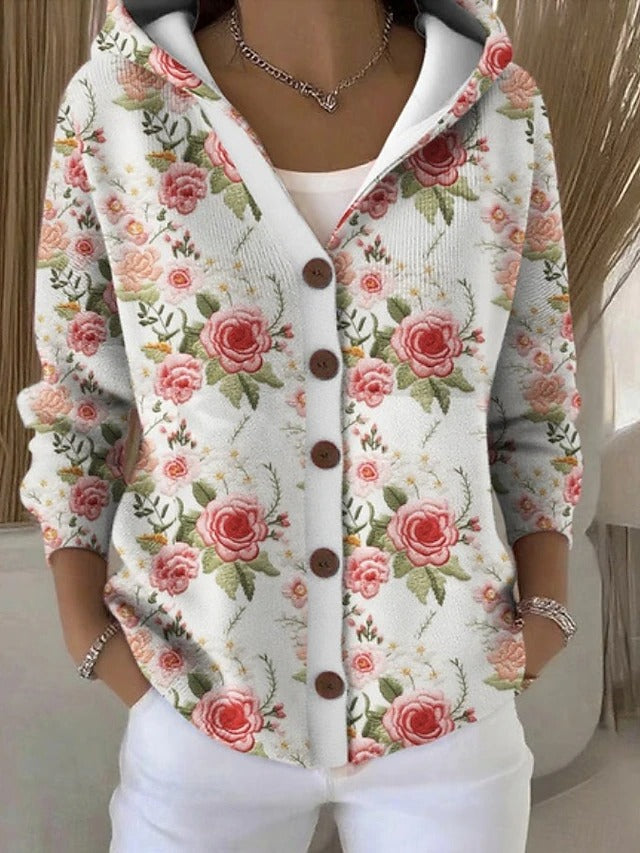 Karen | Varm Lang Cardigan til Kvinder