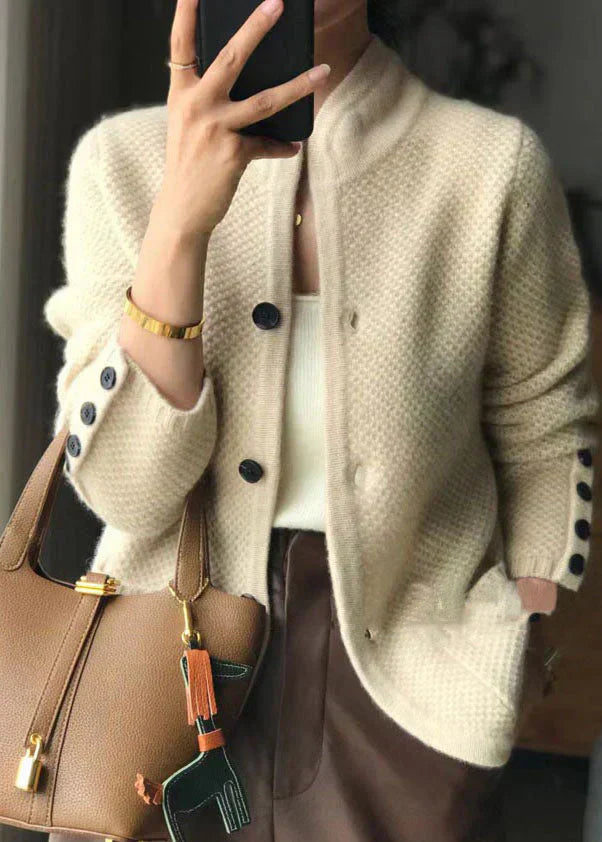 Claire | Elegant Cardigan med kasjmirmix