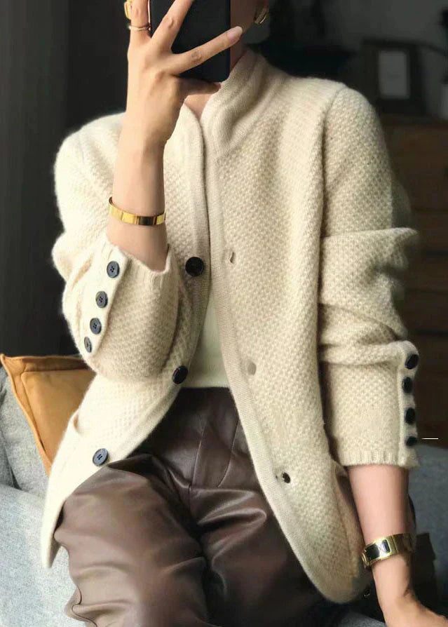 Claire | Elegant Cardigan med kasjmirmix