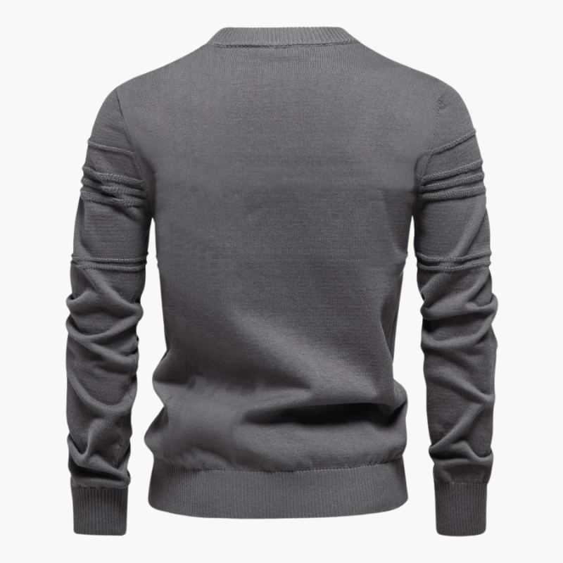 Burkhard | Stilfuld herrepullover med ternedesign