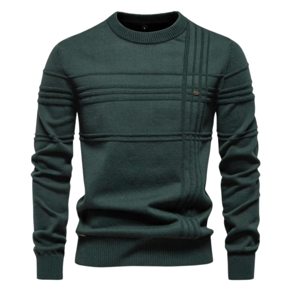 Burkhard | Stilfuld herrepullover med ternedesign