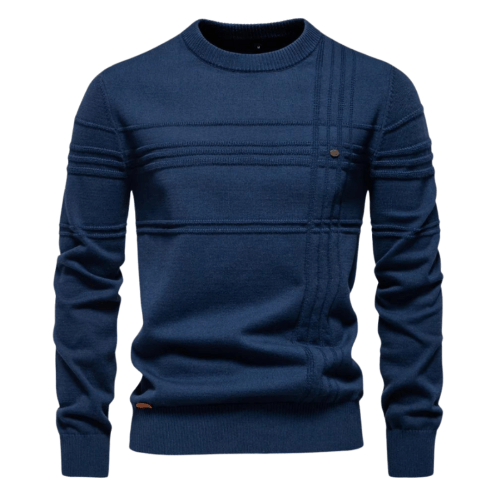Burkhard | Stilfuld herrepullover med ternedesign