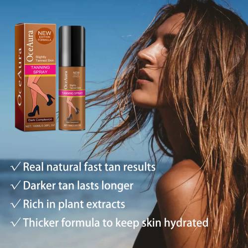 Bronzing selvbrunerspray med kokosolie