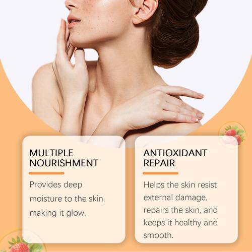 Jordbær massageolie med jojoba og argan