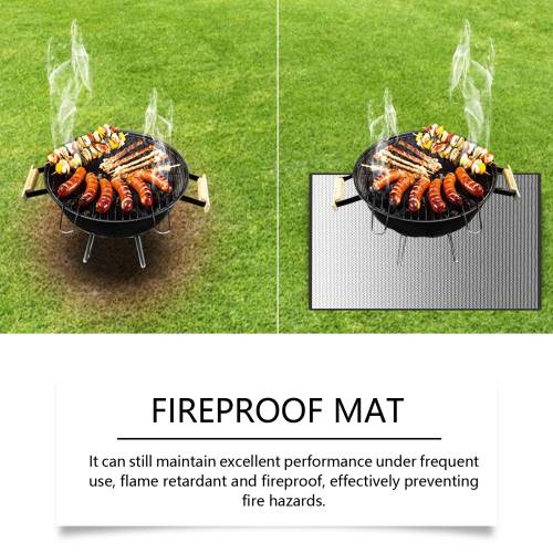 Brandsikker grillmåtte