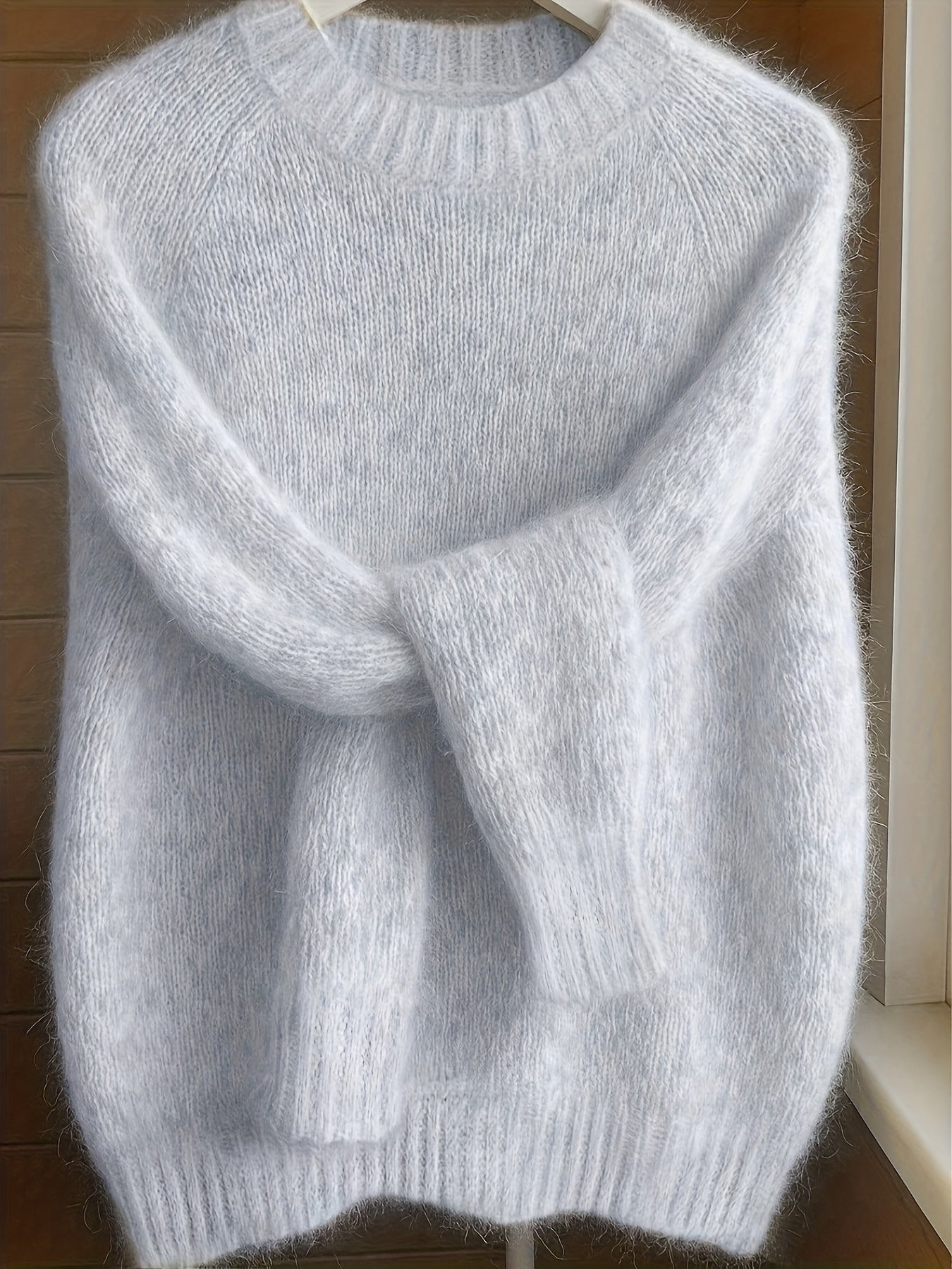 Elise | Elegant Forårssweater i Blød Mohair-Blend