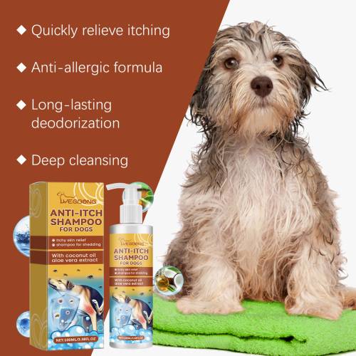 Plejende hundeshampoo