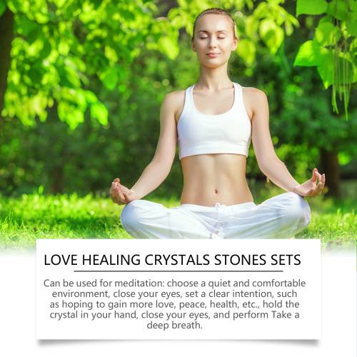 Hjertekrystal chakra-sæt