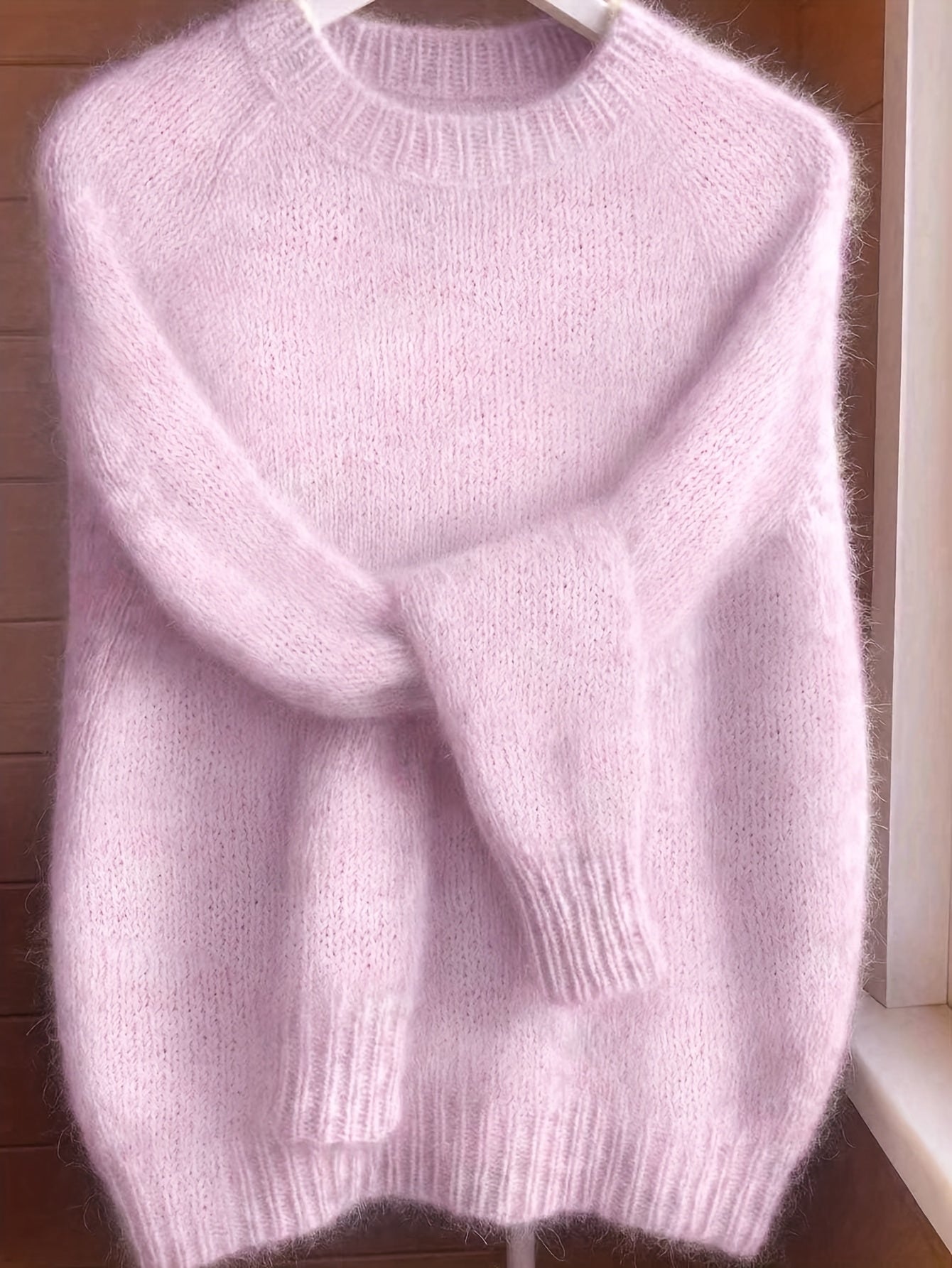 Elise | Elegant Forårssweater i Blød Mohair-Blend