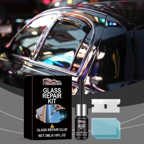 Bærbart glas-reparationssæt