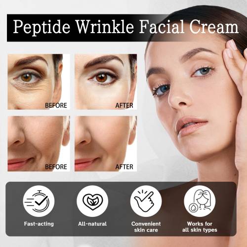 Peptid opstrammende ansigtscreme