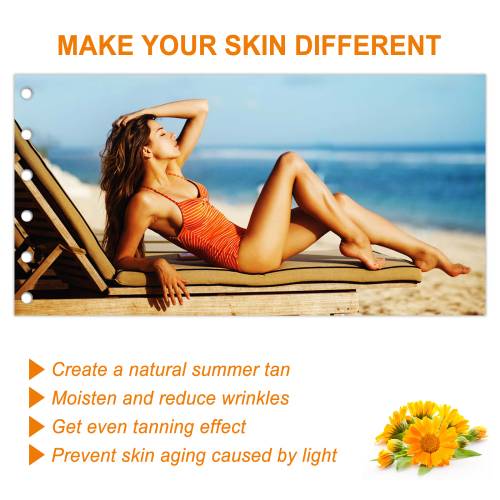Aftersun bronzing-gel med morgenfrue og gulerod
