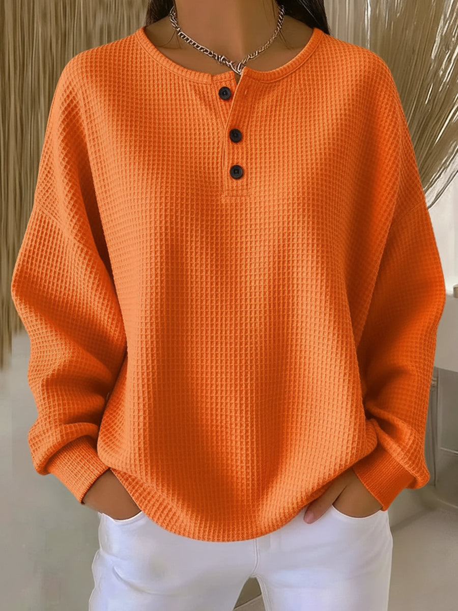 Anne | Hyggelig Waffelstrikket Henley
