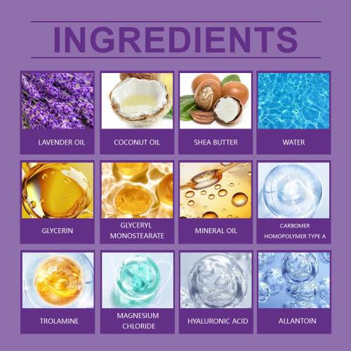 Lavendel magnesium massagecreme