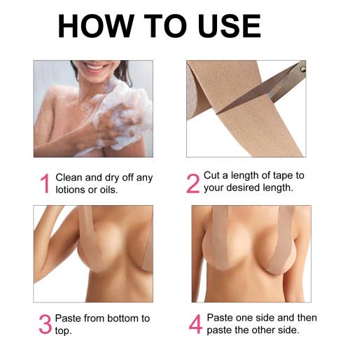 Boob tape, åndbar bodytape med løft