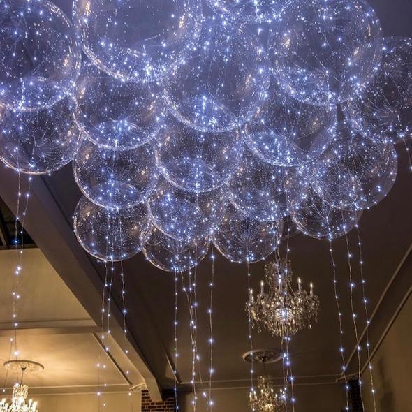 LED-balloner til festdekoration – 6 stk.