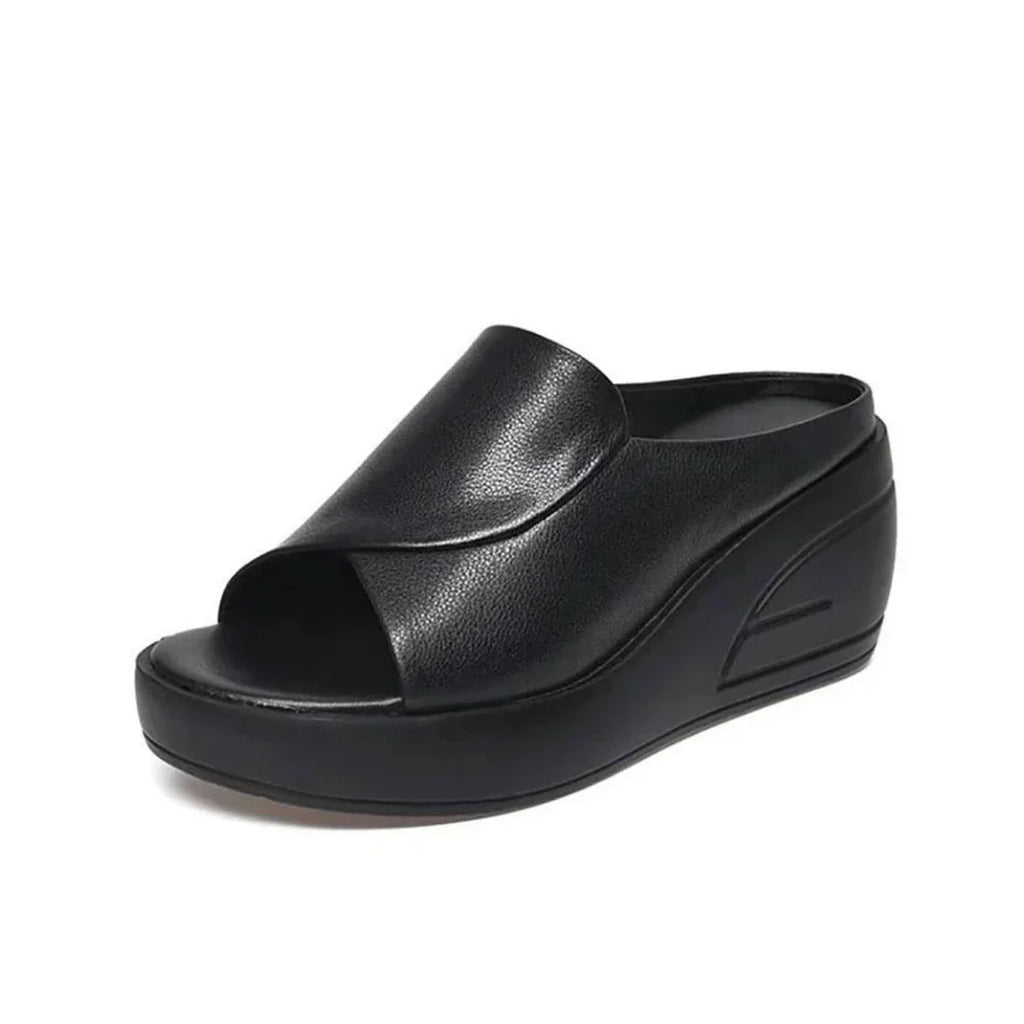 Maren | Ortopædiske Slip-on Kilehælsandaler