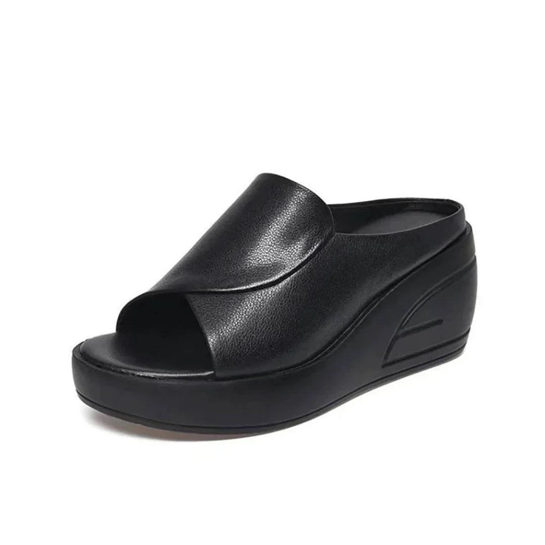 Maren | Ortopædiske Slip-on Kilehælsandaler