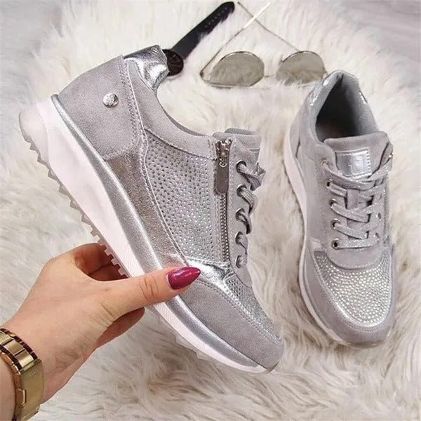 Mette | Ortopædiske Sneakers med lynlås