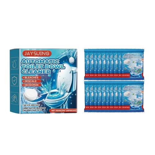 Toilet-afkalkende brusetabs