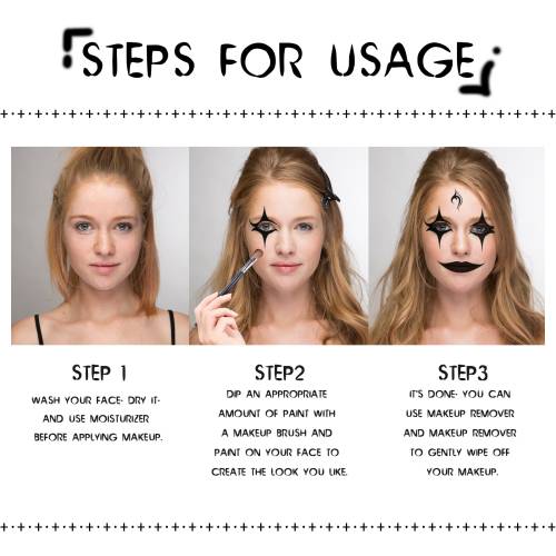 Halloween ansigts- og kropsmalingskit