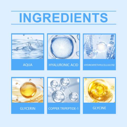 Blå kobberpeptid serum, dybt fugtgivende