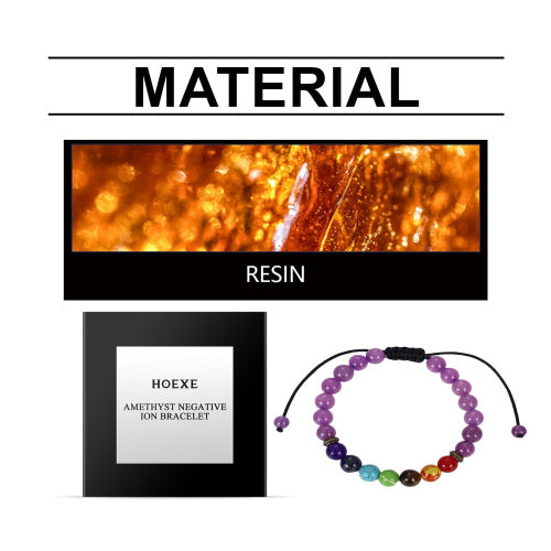 Ametyst og rosenkvarts armbånd