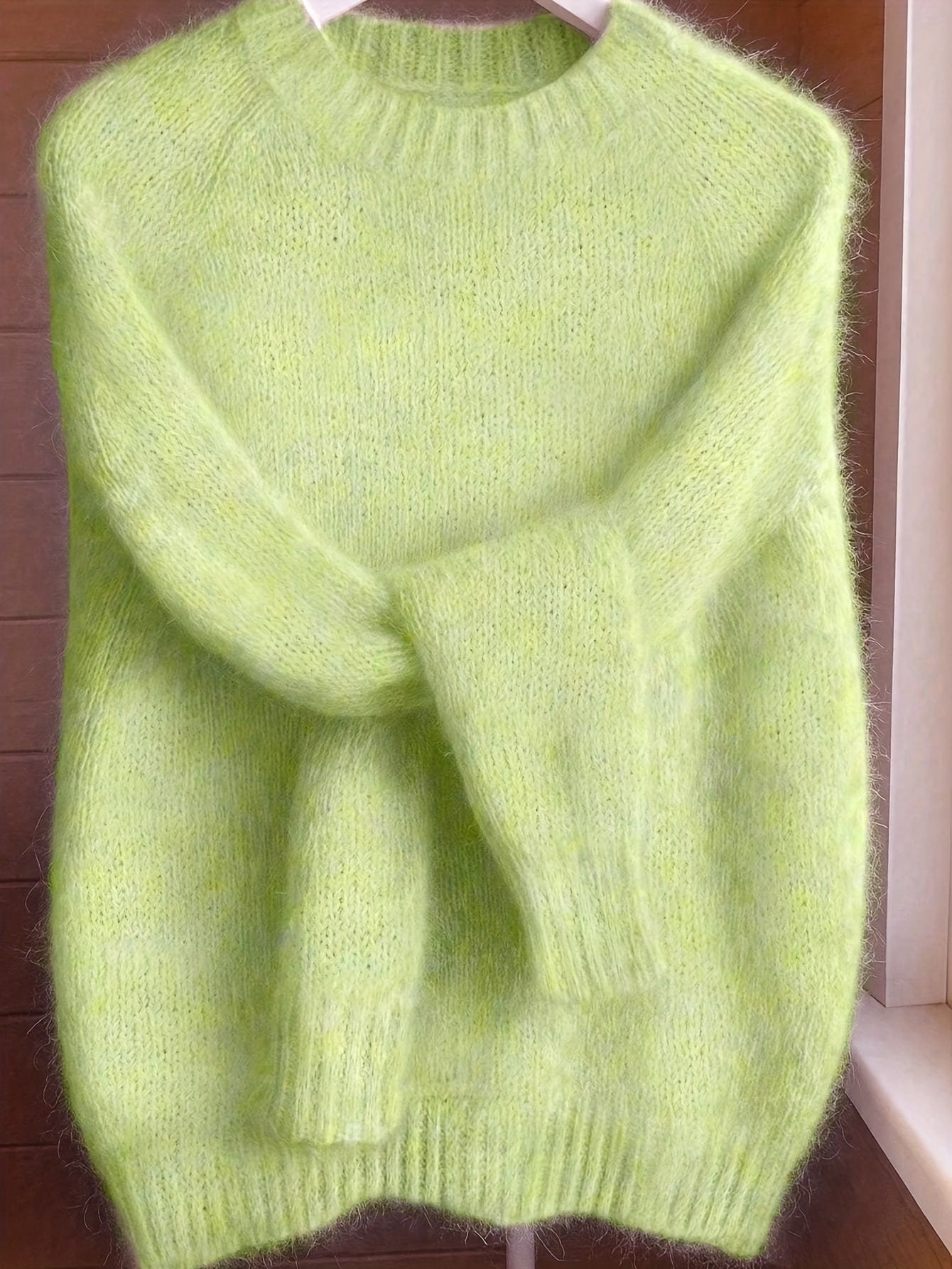 Elise | Elegant Forårssweater i Blød Mohair-Blend