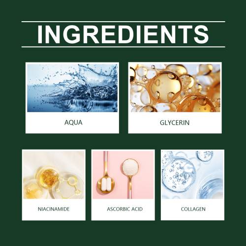 Kollagen ansigtscreme med niacinamid og C-vitamin