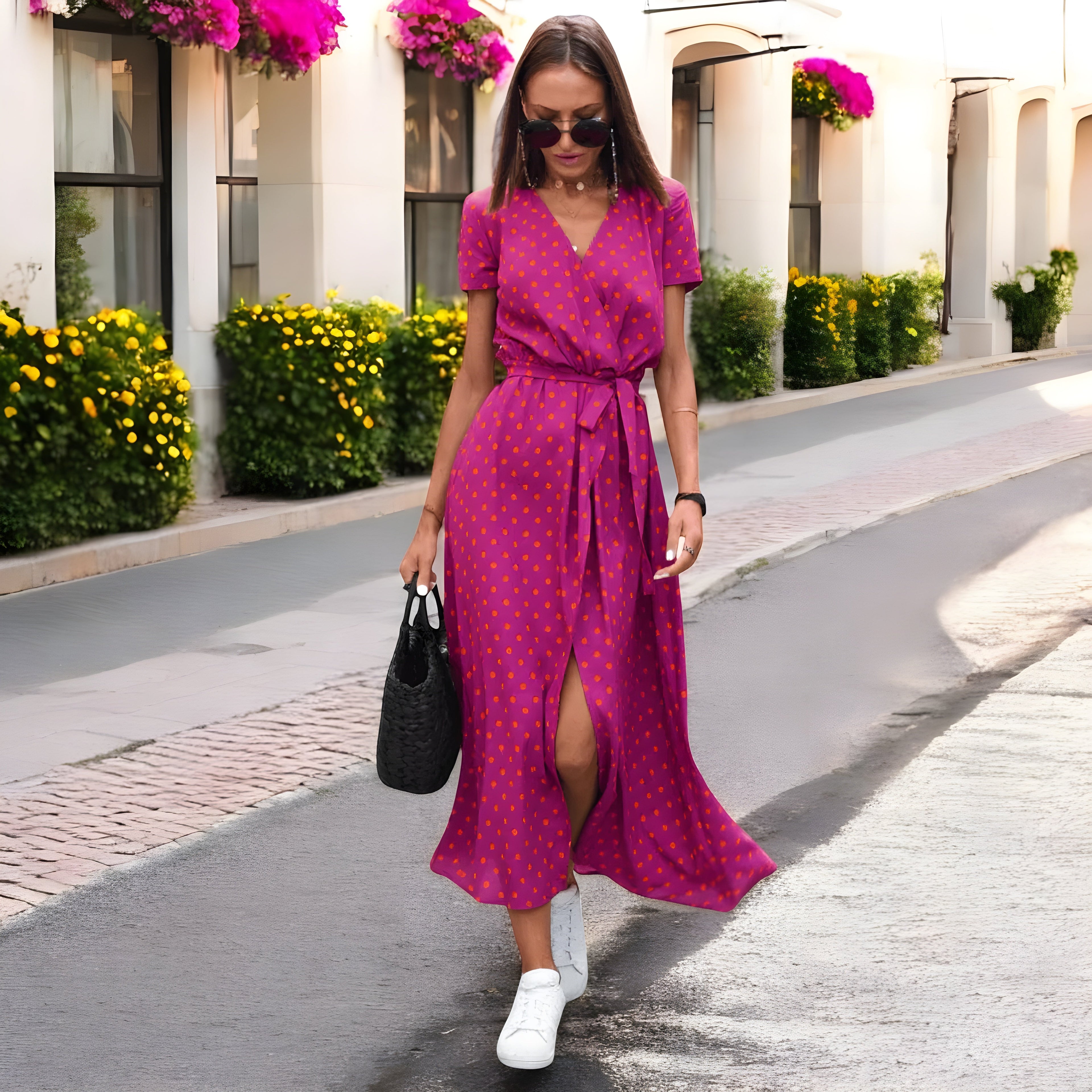Lovise | Elegant Blomsterkjole