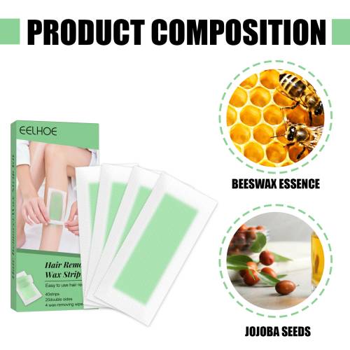 Voksstrips til farten med jojoba