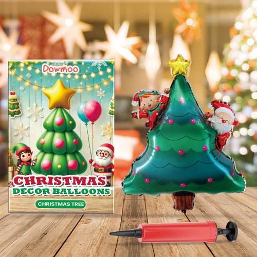 Juletræ stående ballon