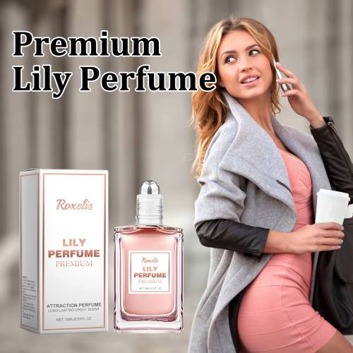 Lilje roll-on parfume med vanilje og kokos