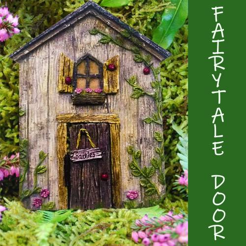 Miniature fe-dør til haven