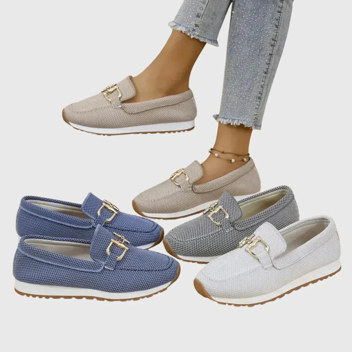 Pia | Sporty loafers med Sneaker-komfort