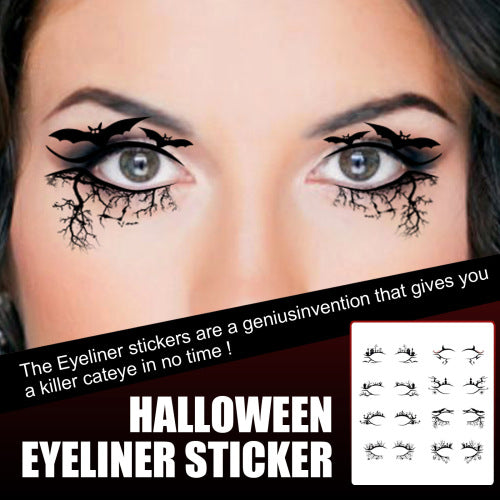 Halloween eyeliner-stickers
