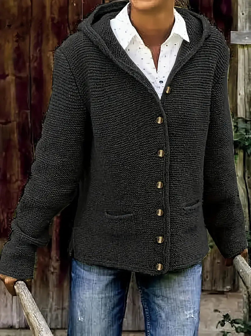 Mali | Cardigan med hætte
