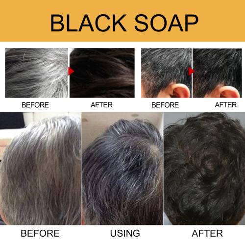 Sort urte-shampoobar