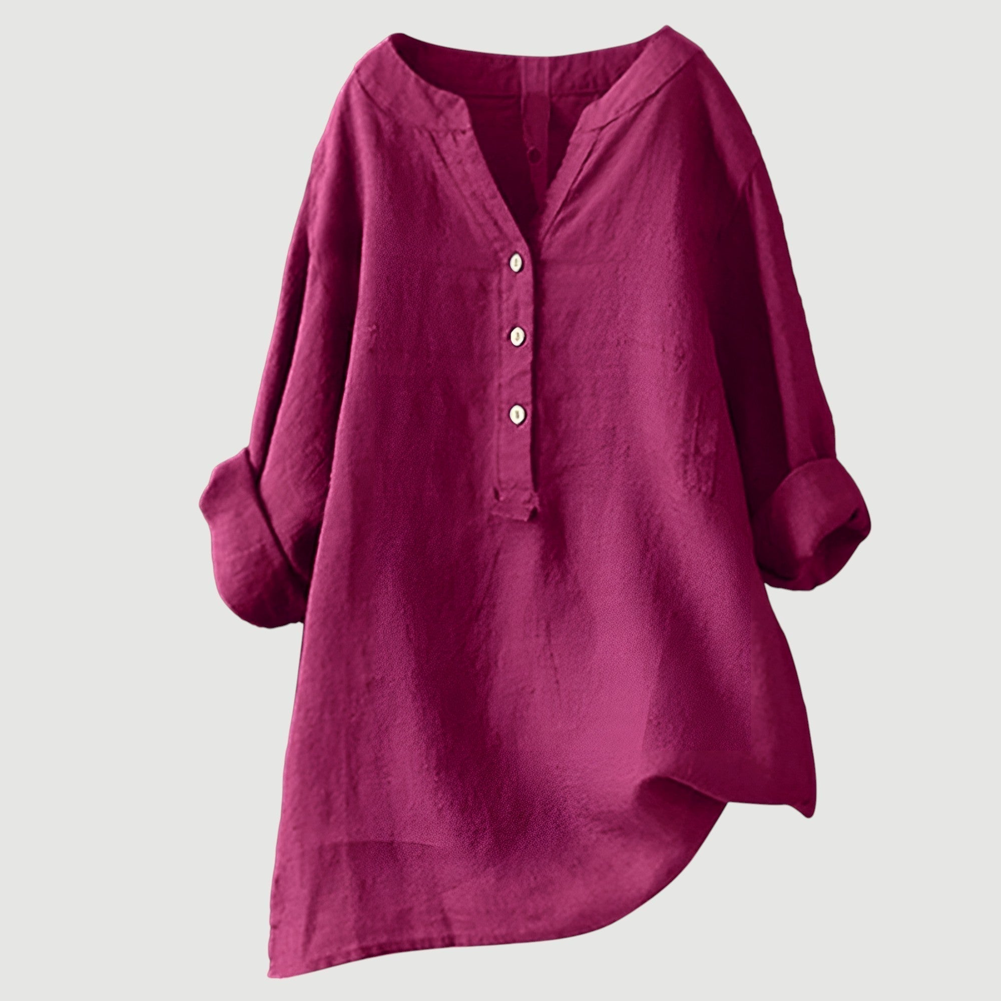 Freja | Let og komfortabel Bluse med knapper