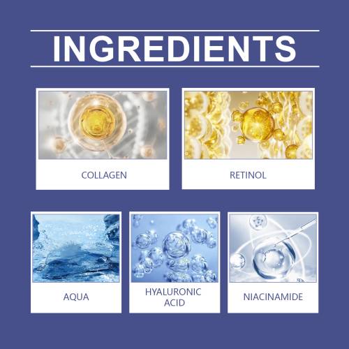Retinol fugtcreme med kollagen og niacinamid