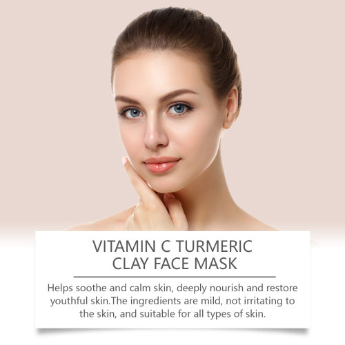 C-vitamin gurkemeje lermaske