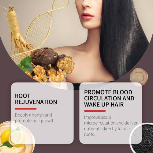 Ginseng og he shou wu urteshampoo