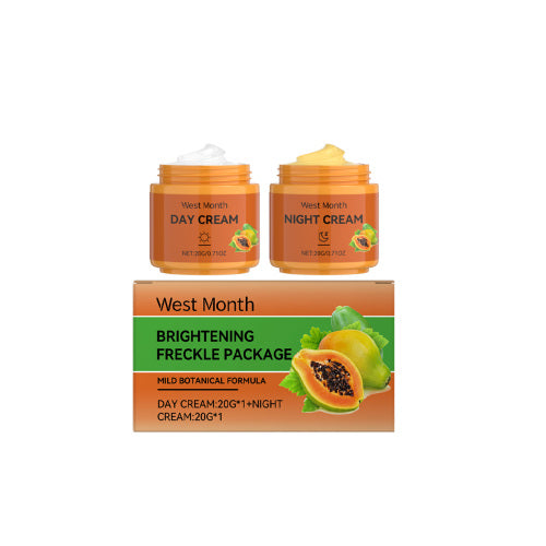 Papaya dag- og natcreme-sæt