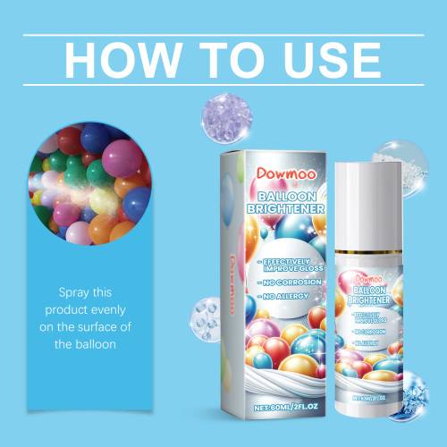 Ballondekoration lysnerspray