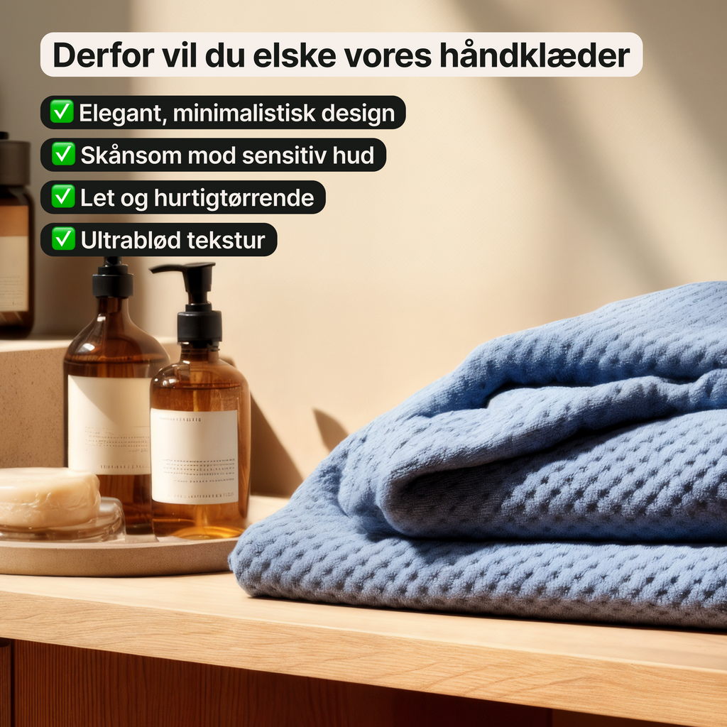 Ananashåndklæder – ultraabsorberende sæt (4 stk.)