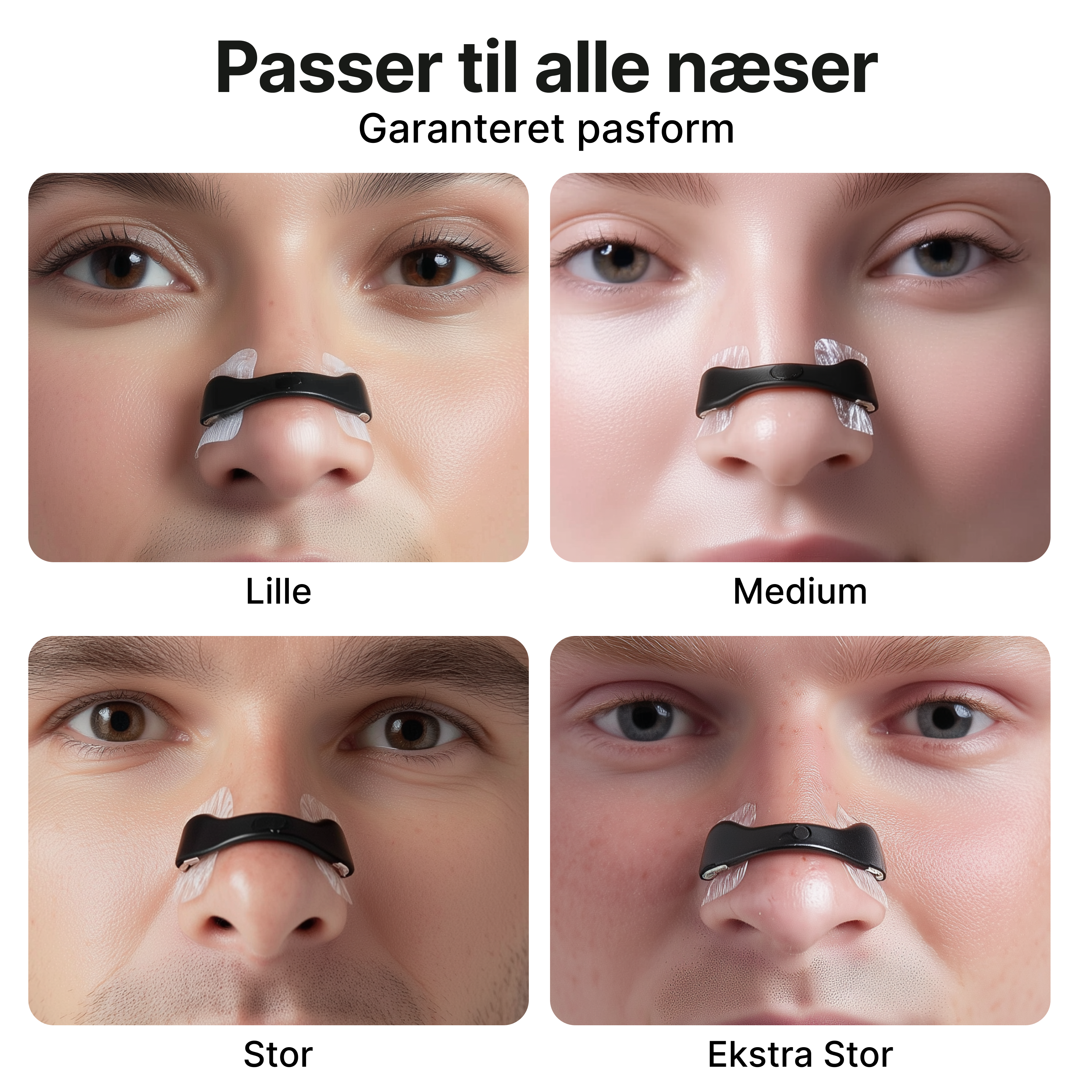 Næsebånd – lindrer næseblokering og snorken