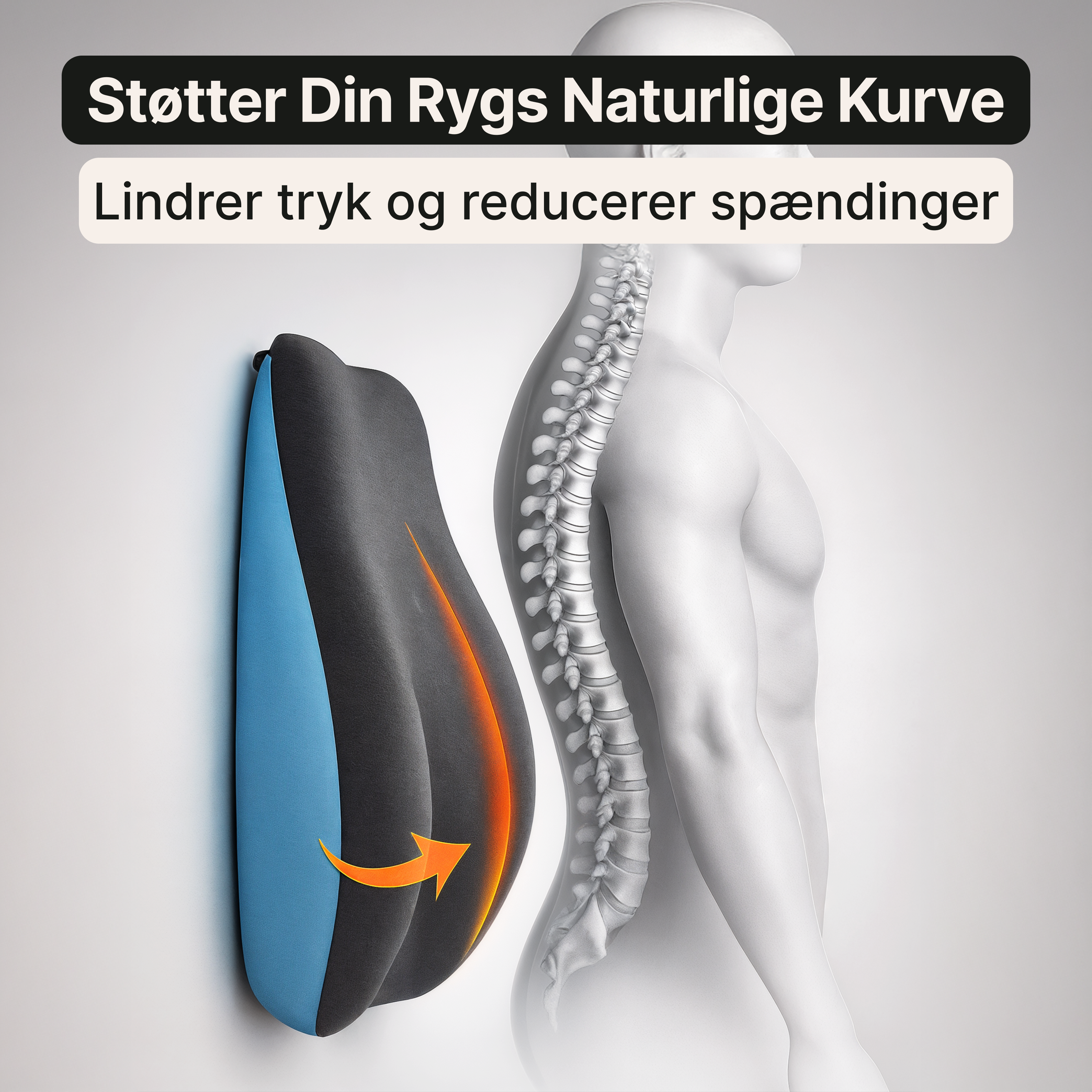 Rygstøtte i memoryskum
