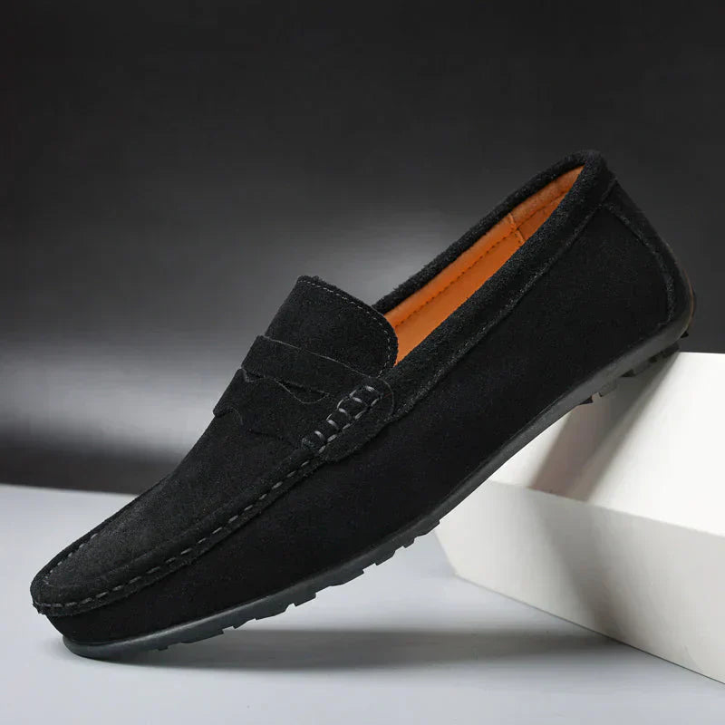 Kathrine | Stilfulde Ruskindsloafers