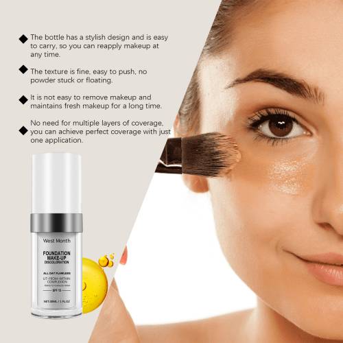 Farvetilpassende concealer-foundation